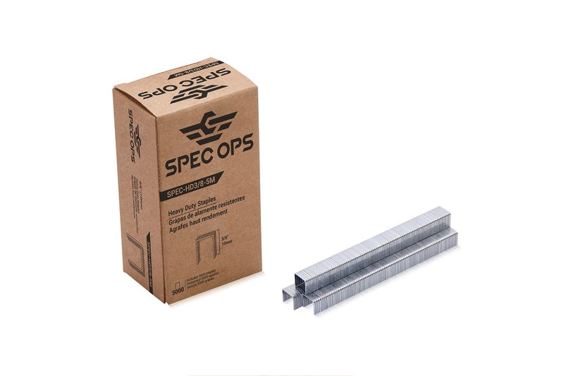 Spec-Ops Spec Ops Tools Heavy Duty Staples, 3/8-in, 5,000 Pack, 3% Donated to Veterans - Image 1